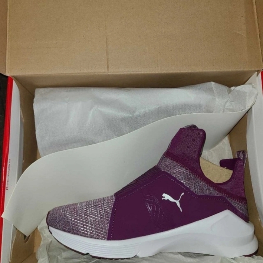 Puma Fierce Metallic Heather Women's Training Shoes - Dark Purple